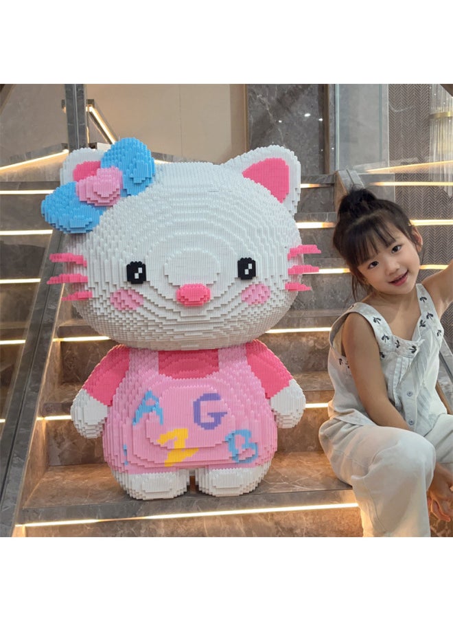 null - Compatible With Lego Toys High Difficulty Puzzle Decoration Adult Hello Kitty Melody Building Blocks Puzzle Girl Series-Color:50cm Coolomi - Image 1