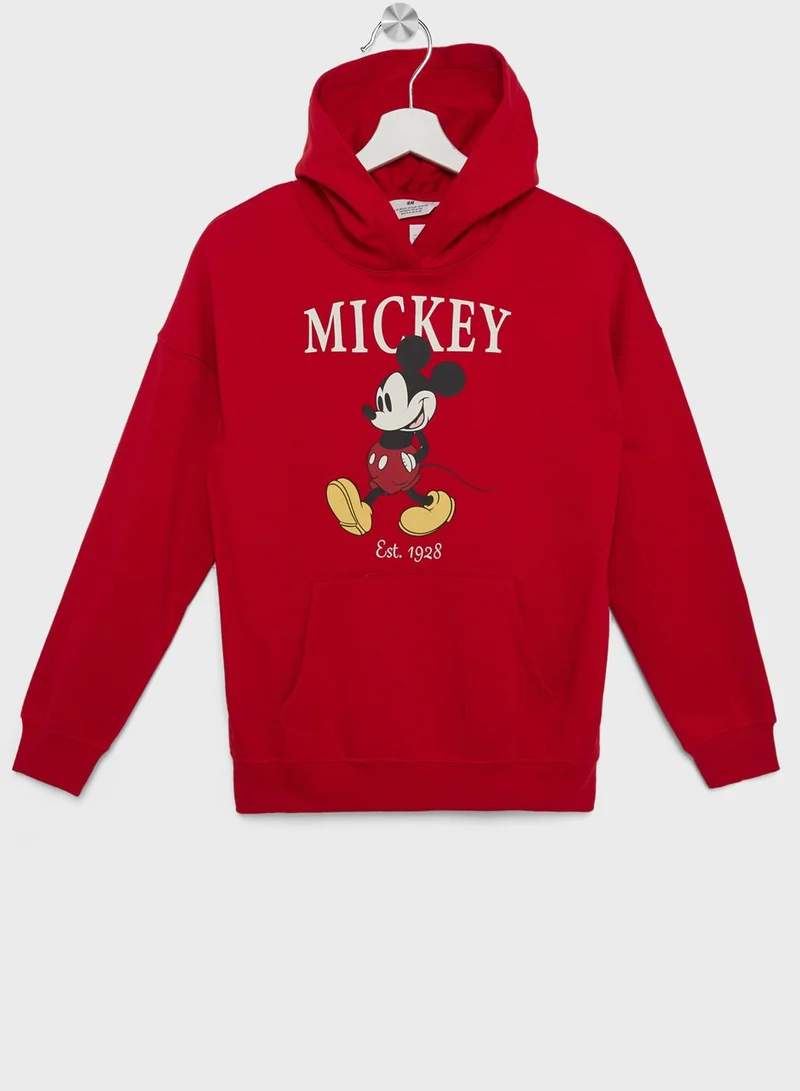 H&M Youth Graphic Print Hoodie