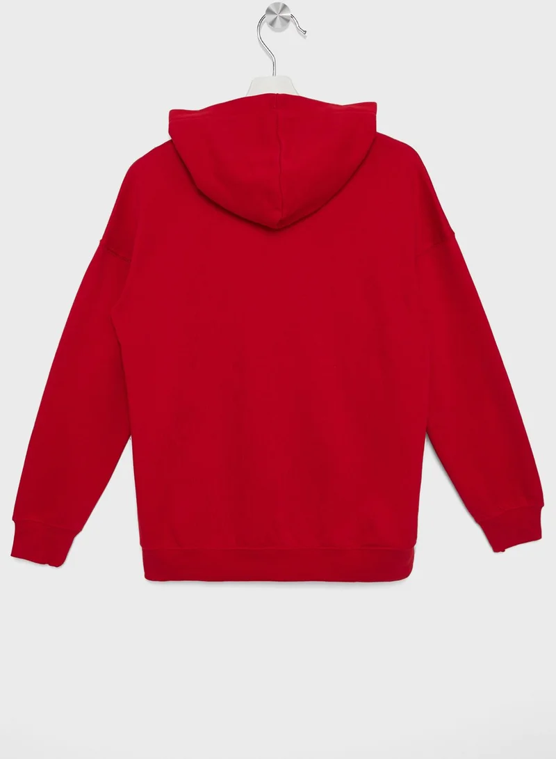H&M Youth Graphic Print Hoodie
