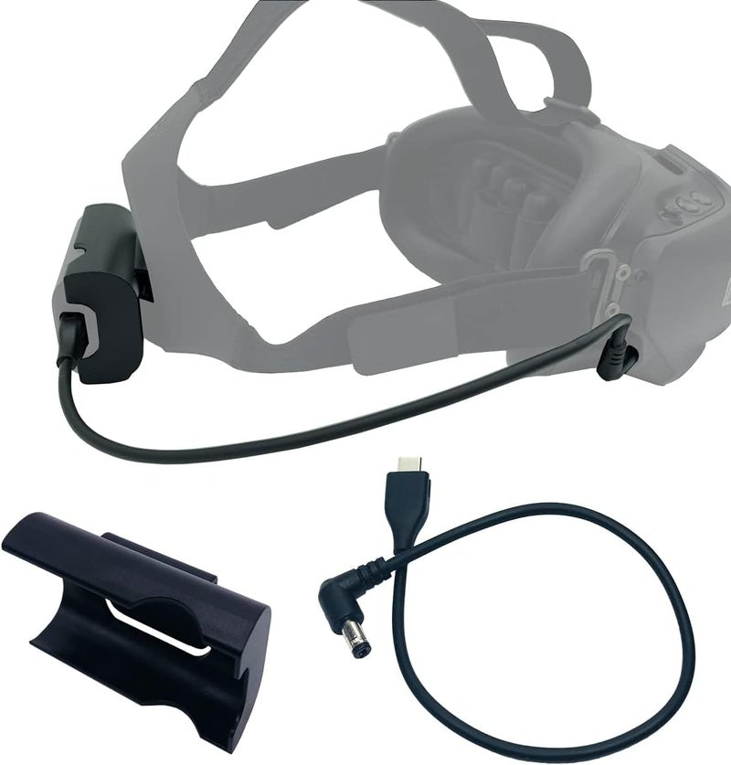 JCHPINE FPV Goggles V2 Battery Bracket Holder and Power Cable Compatible with DJI FPV Combo Goggles V2 Battery Recharging Wire Accessories - Image 5