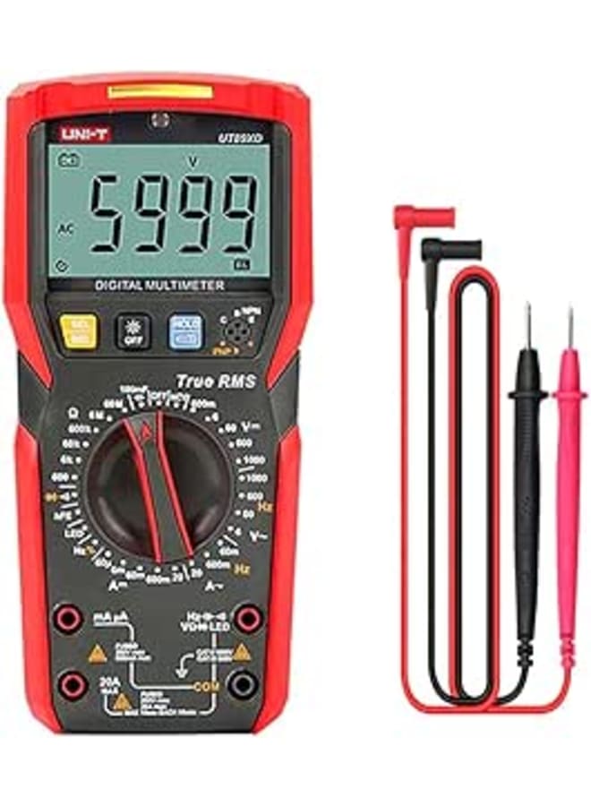 Uni-T Ut89Xd Professional Digital Multimeter True Rms Ncv 20A Current Ac Dc Voltmeter Capacitance Resistance Tester Uni T