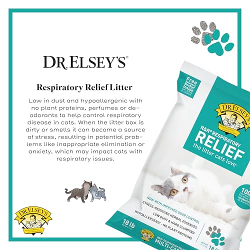 Dr. Elsey's R&R Stress-Reducing Clumping Clay Cat Litter 18 lb. Bag - Image 2