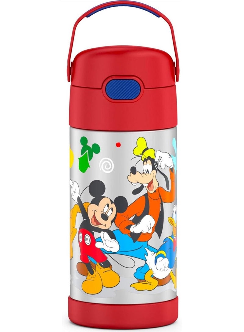 ترموس زجاجة مياه فانتينر من ثيرموس سعة 12 اونصة، ستانلس ستيل - Image 1