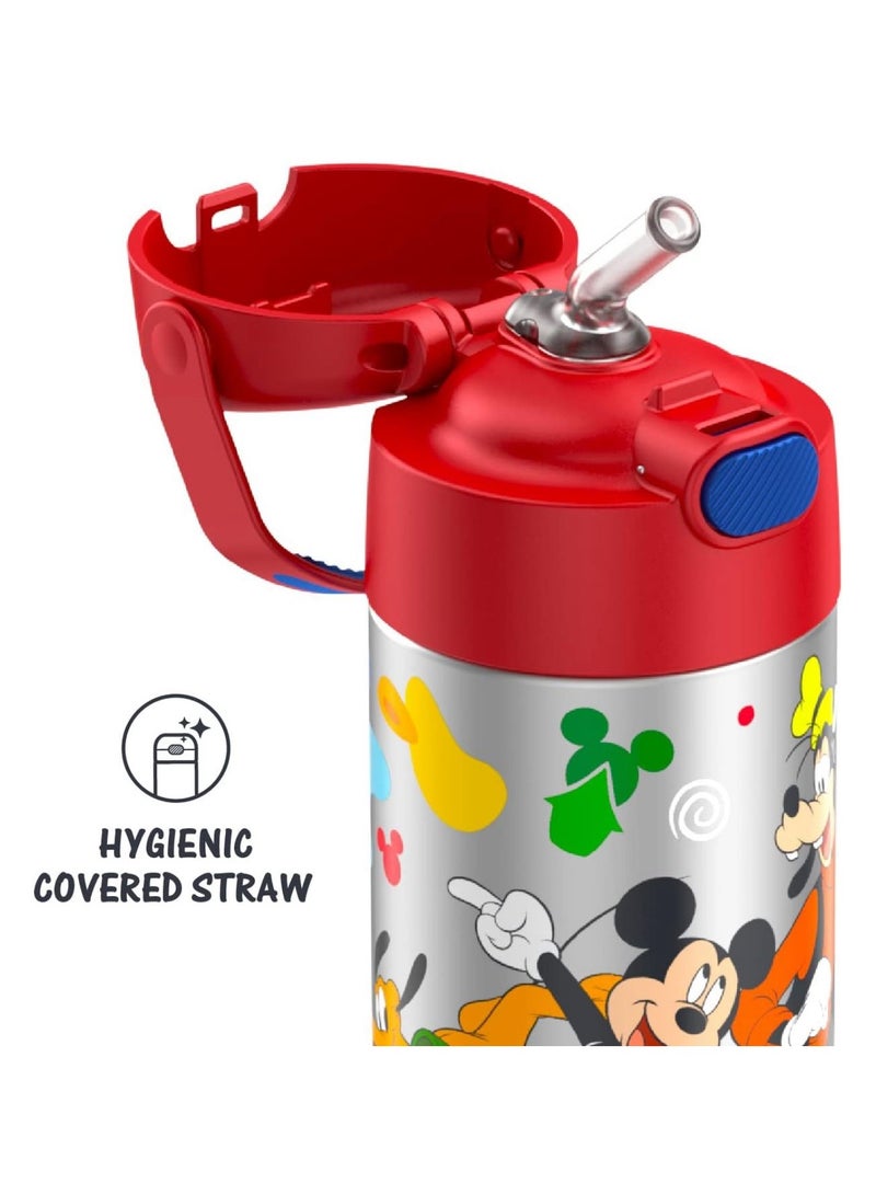 ترموس زجاجة مياه فانتينر من ثيرموس سعة 12 اونصة، ستانلس ستيل - Image 2