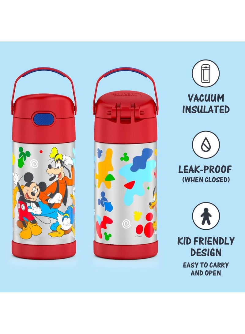 ترموس زجاجة مياه فانتينر من ثيرموس سعة 12 اونصة، ستانلس ستيل - Image 3