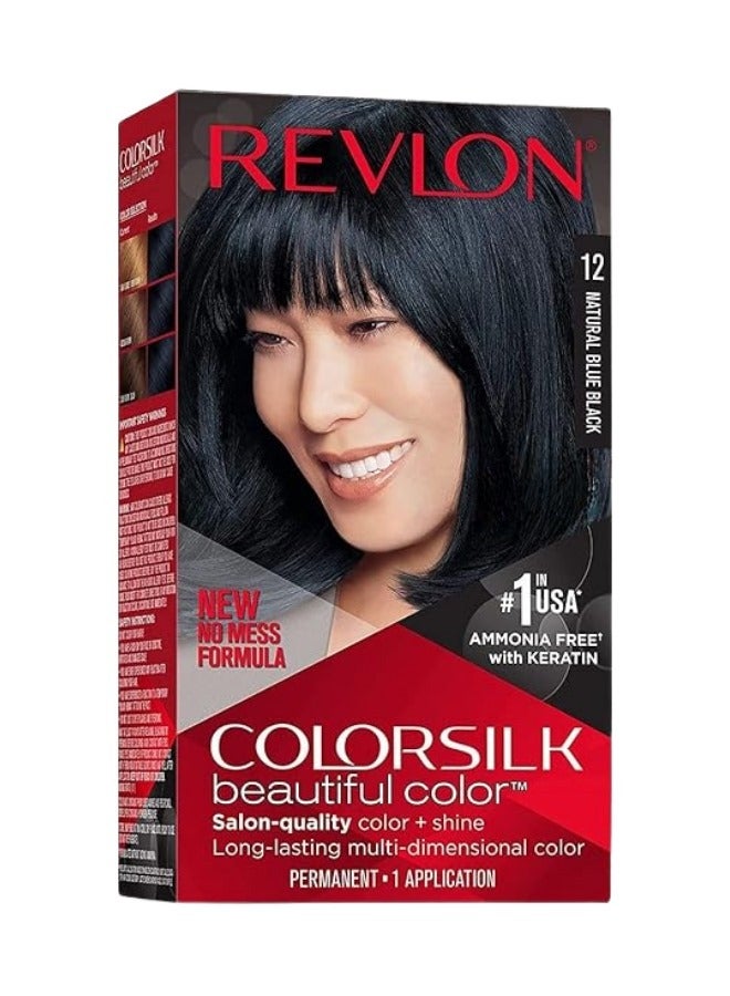 ريفلون صبغة شعر كلر سيلك - أسود مزرق 12 - Image 1