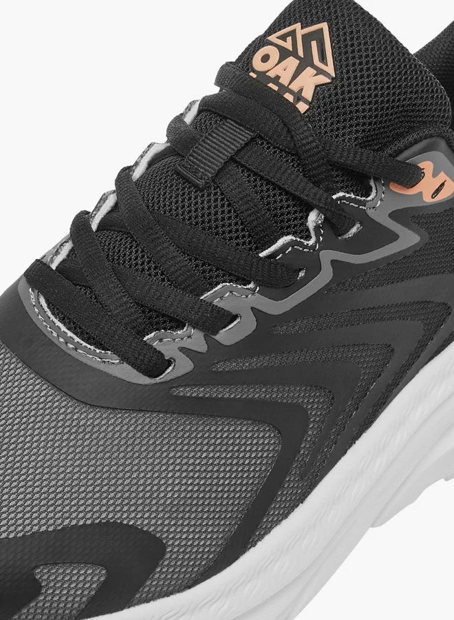 Oaklan by Shoexpress Women's Pull Tab Detail Lace-Up Sports Shoes