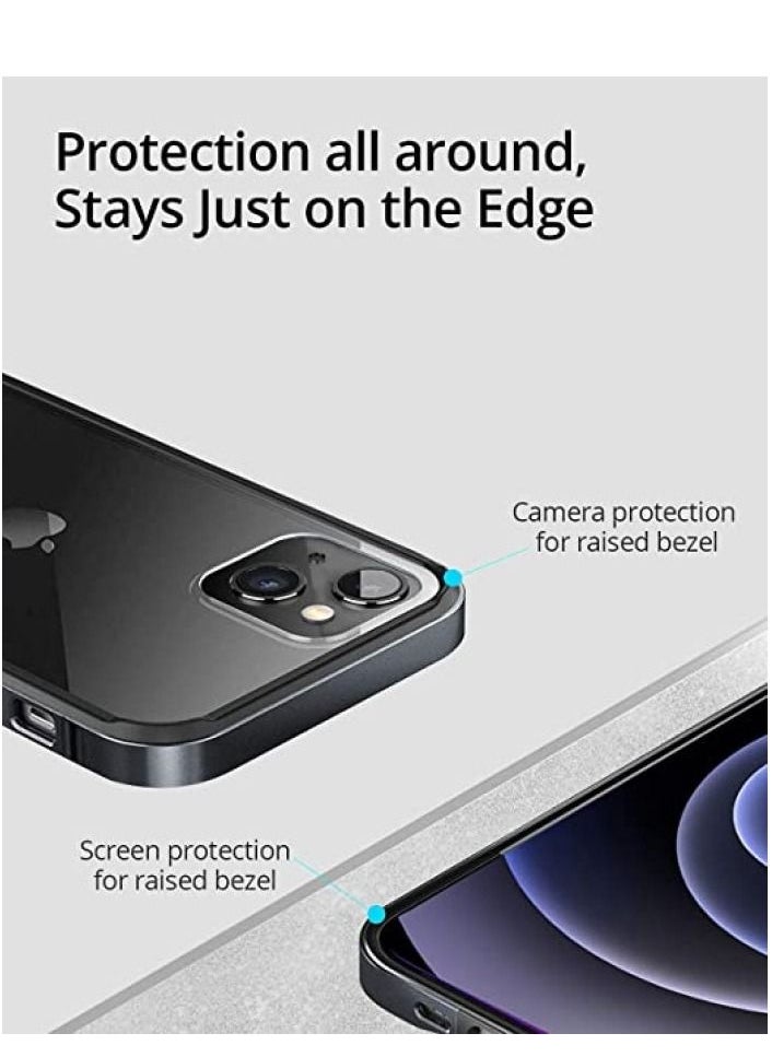 IPhone 12 Mini Case Anodized Aluminum Bumper Supports Mag-Safe Wireless Charging | Edge Armor Protective Minimal Designed for iPhone 13 Mini/12 (5.4-inch)