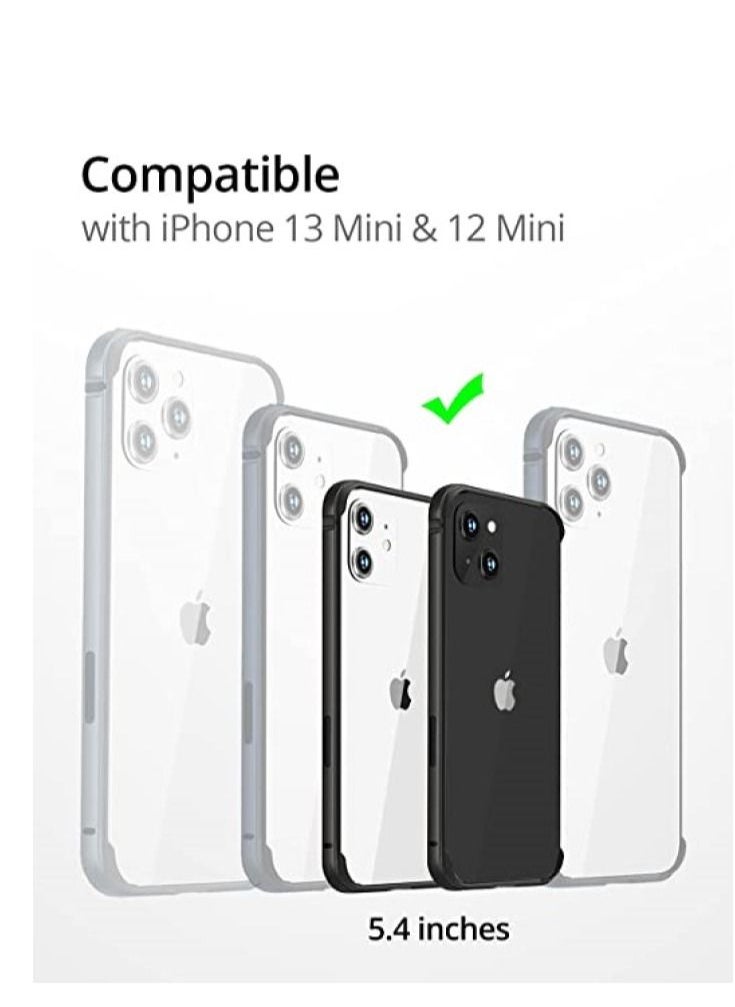IPhone 12 Mini Case Anodized Aluminum Bumper Supports Mag-Safe Wireless Charging | Edge Armor Protective Minimal Designed for iPhone 13 Mini/12 (5.4-inch)