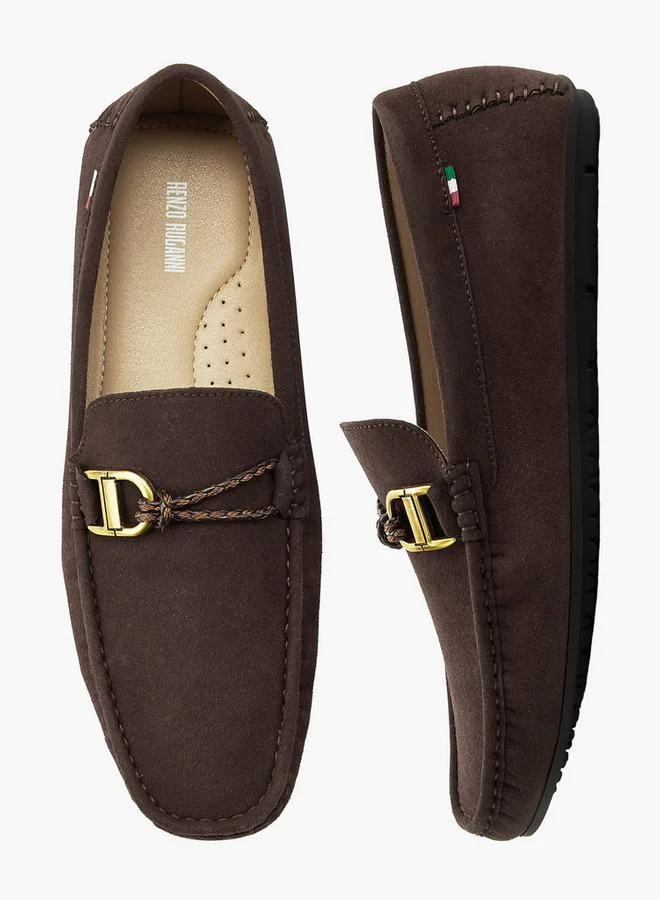 Renzo Ruganni Men Suede Loafers