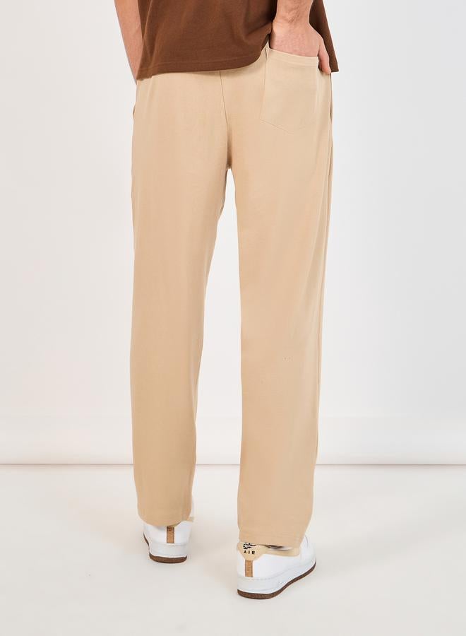 Styli Relaxed Fit Open Hem Interlock Joggers  - Image 4