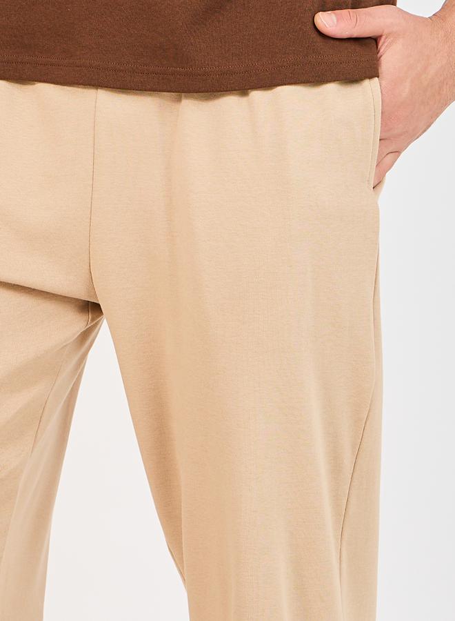 Styli Relaxed Fit Open Hem Interlock Joggers  - Image 3