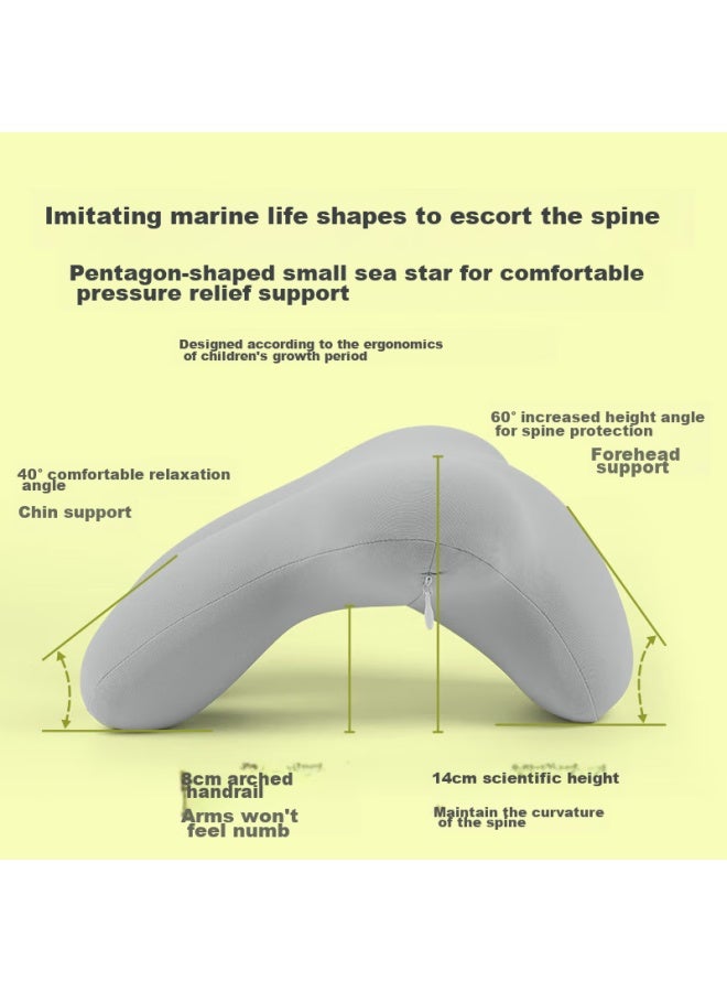 Jago Jiaoao Nap Pillow Memory Foam Pillow For Primary School Students' Classroom Nap, Portable Children's Sleeping Pad, Foldable Prone Sleeping Pillow - Image 1