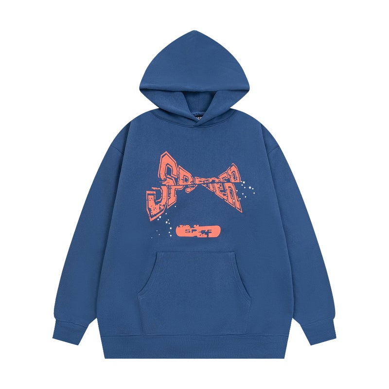 Sp5Der Hip-Hop Singer'S Same Style Foam Letter 5555 Printed Men'S And Women'S Couple Sweatshirt Hoodie Suit - Image 1