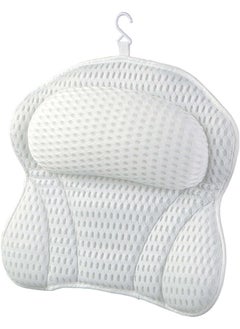KASTWAVE Pillows 4D Spa Air Mesh Bathtub Pillows For Tub Shower Head Neck Shoulder And Back Support Ergonomic Pillows With 6 Nonslip Strong Suction Cups For Breathable Comfort  - Image 1