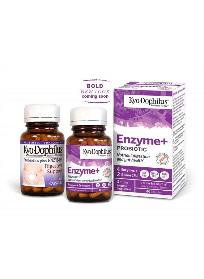 kyolic Kyo-Dophilus Probiotic Plus Enzymes (60-Capsules) - Image 5