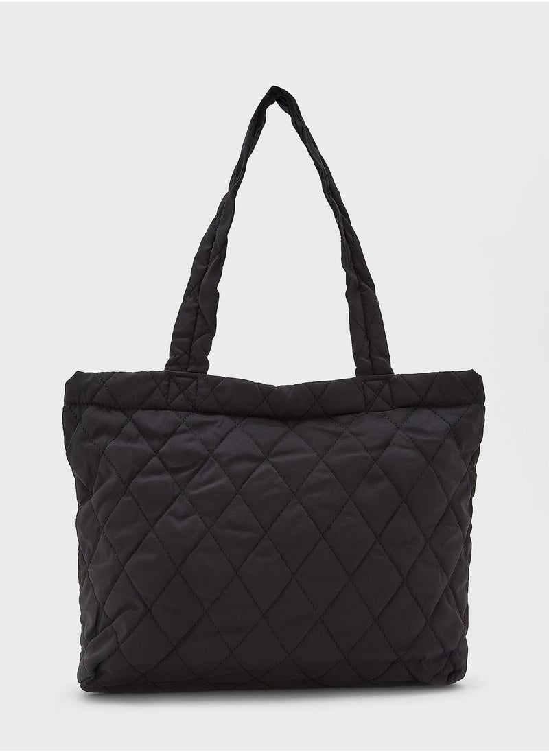 Quilted Nylon Tote Bag - pzsku/Z3FD9300D2D715D17C54CZ/45/_/1694565737/ac43ad1c-ffa3-49a1-814a-2640fb4503e2