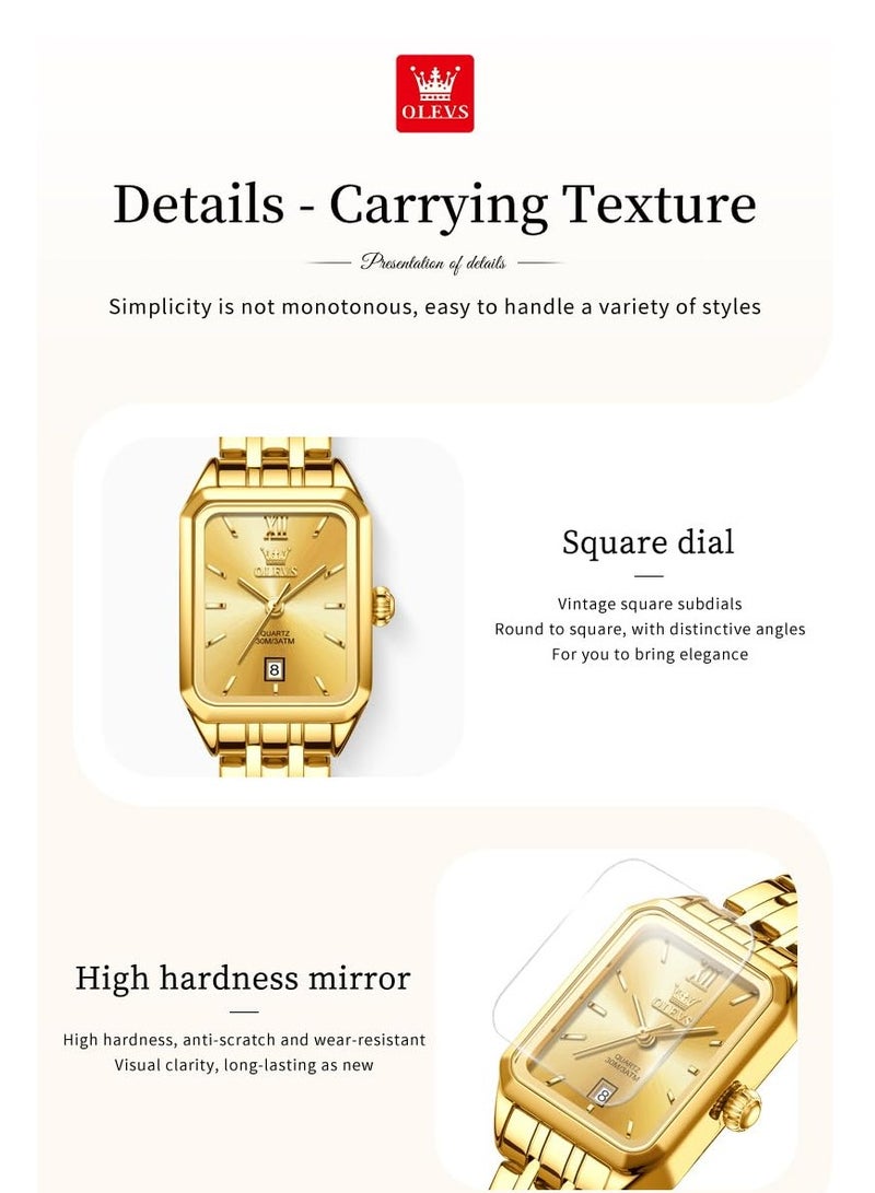 OLEVS OLEVS Women's Watch Stainless Steel Waterproof Fashion Watch 5616  - Image 5