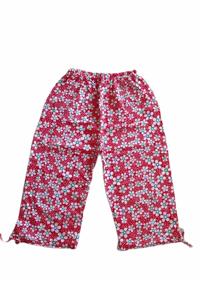 RAGINI Capri 3/4 Pant for Girls Casual Printed Cotton Blend (Multicolor Pack of 5) (6-7 Years) Regular - Image 2