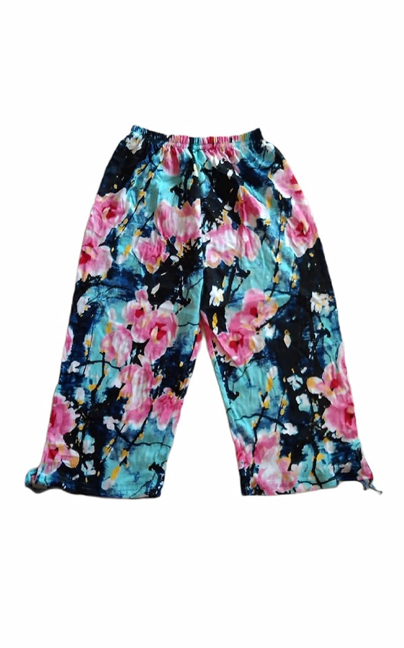 RAGINI Capri 3/4 Pant for Girls Casual Printed Cotton Blend (Multicolor Pack of 5) (6-7 Years) Regular - Image 3