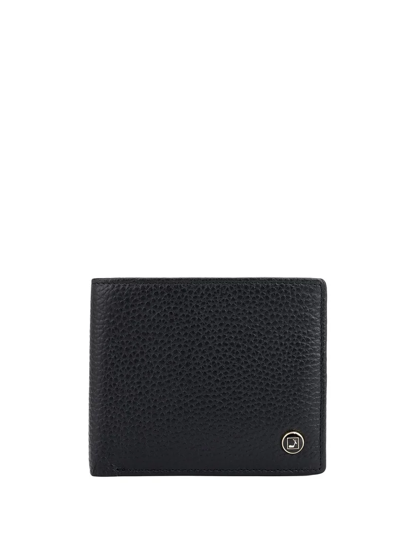 Da Milano Genuine Leather Black Mens Wallet