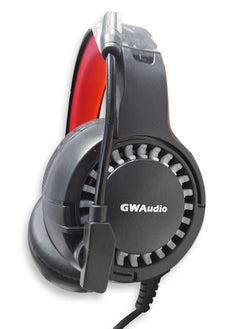 Wired RGBGaming Headset GW601, comfort and style for wearer, PC gaming headset with microphone used in daily life for PC and mobile phone, USB port , The headset that can bring you the most comfort feature, both the appearance and sound quality are very pleasant, it also provides stereo sound quality and clear calls, long solid microphone with high sensitivity ensures the chat quality.