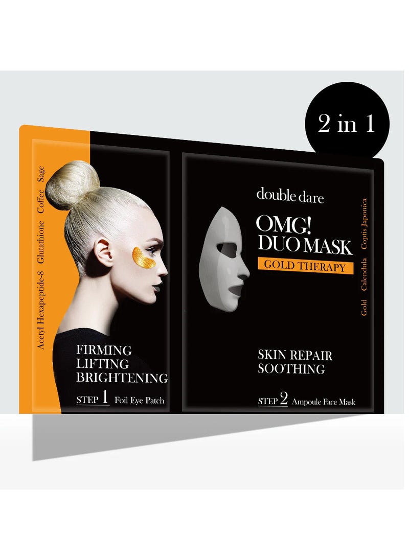 Double Dare - OMG! DUO MASK GOLD THERAPY - Image 1
