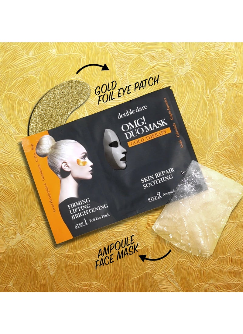 Double Dare - OMG! DUO MASK GOLD THERAPY - Image 1