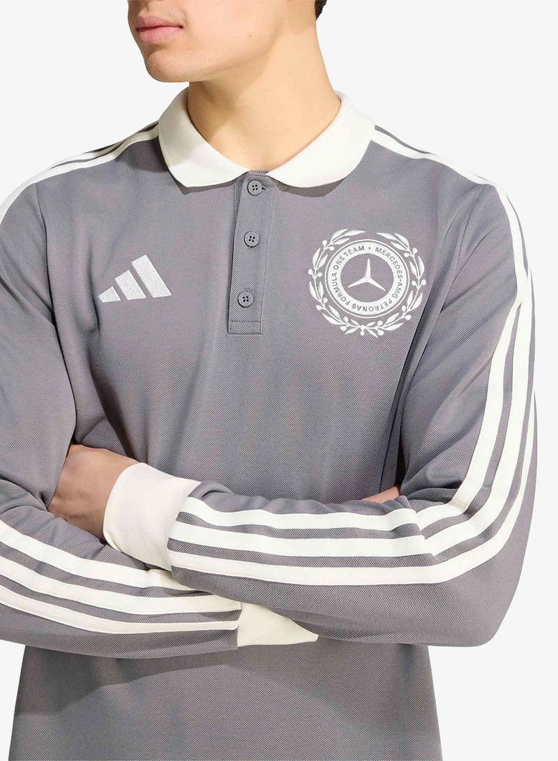 Adidas Mercedes Silver Arrows Icon Polo - Image 3