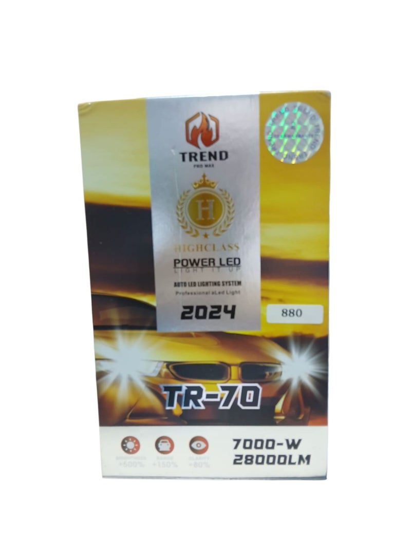 TREND PRO TR-70 880 LED Headlight – Super Bright Road Vision - Image 1