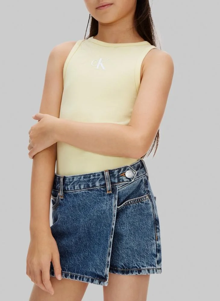 Calvin Klein Jeans  Youth Logo Tank Top for Women | Best Price UAE