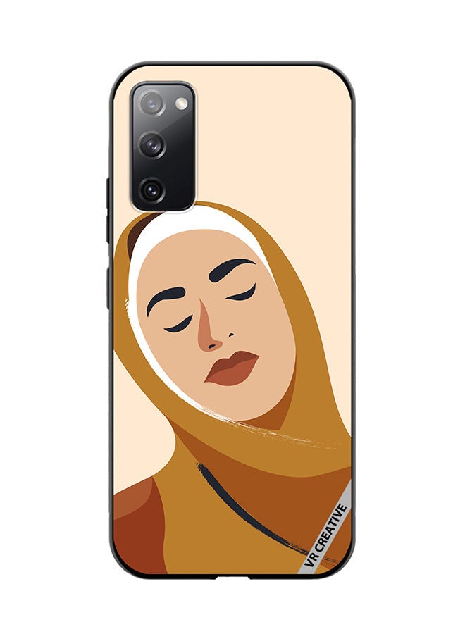 VR CREATIVE Protective Case Cover For Samsung Galaxy S20 FE 5G Cartoon Woman Shape Design Multicolour - Image 1