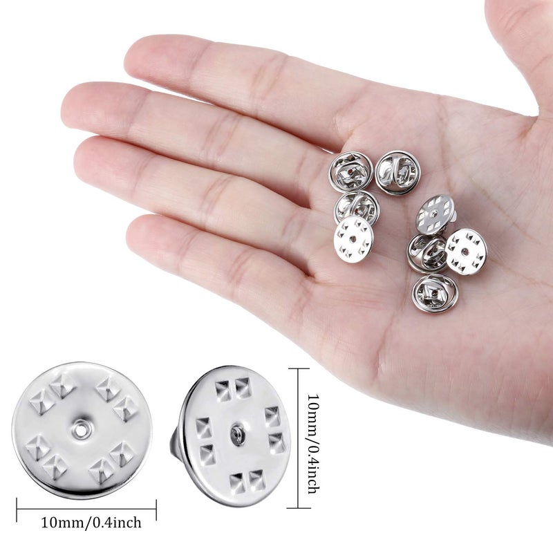 Mudder شارات دبابيس كلاش نحاسية بديلة (فضي، 50 قطعة) - Image 4