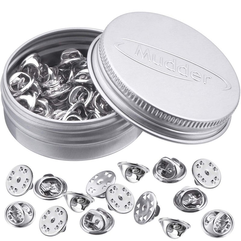 Mudder شارات دبابيس كلاش نحاسية بديلة (فضي، 50 قطعة) - Image 1