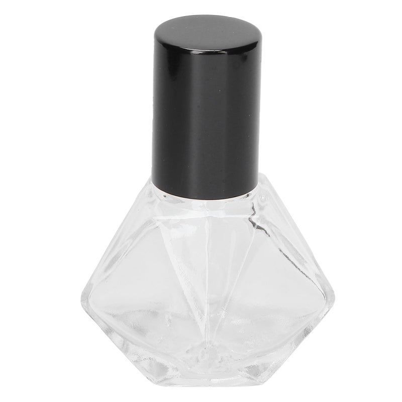 زجاجة عطر متجددة لروالن - زجاجات رولر فارغة للعطر العصري للزيوت الأساسية سعة 8 مل (غطاء أسود) - Image 1