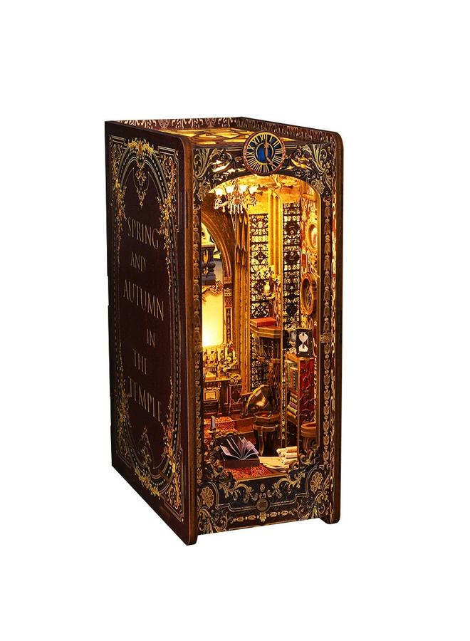 Bluejw Gate Diy Cottage Covenant Church 3D Stereo Assembled Book House Micromodel Building Toy Birthday Ceremony - Image 1