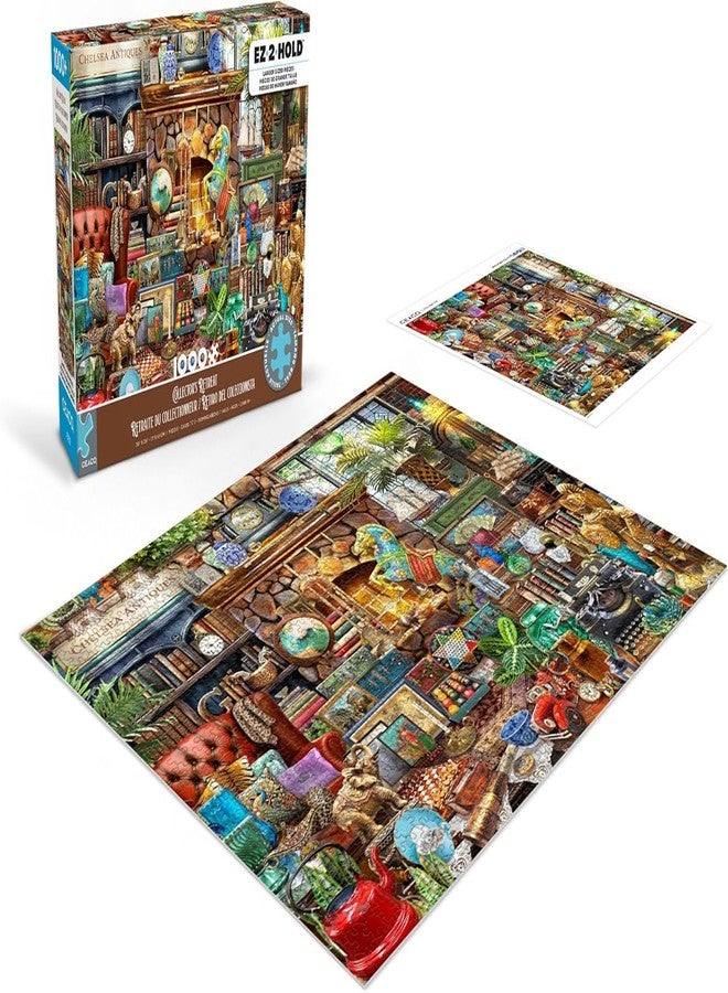 Ceaco - EZ2Hold - Collector's Retreat - 1000 Piece Jigsaw Puzzle for Adults - Challenging Puzzle Perfect for Game Nights - Finished Size is 30 x 24 - Image 4