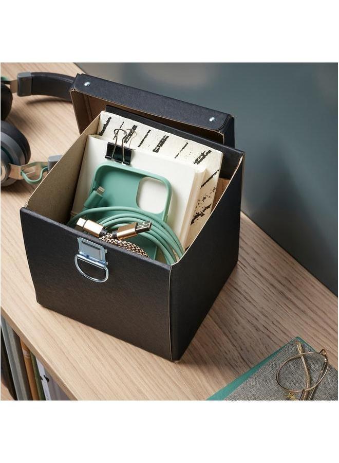 إيروريكس صندوق تخزين مع غطاء أسود 16.5X16.5X15 سم - Image 3