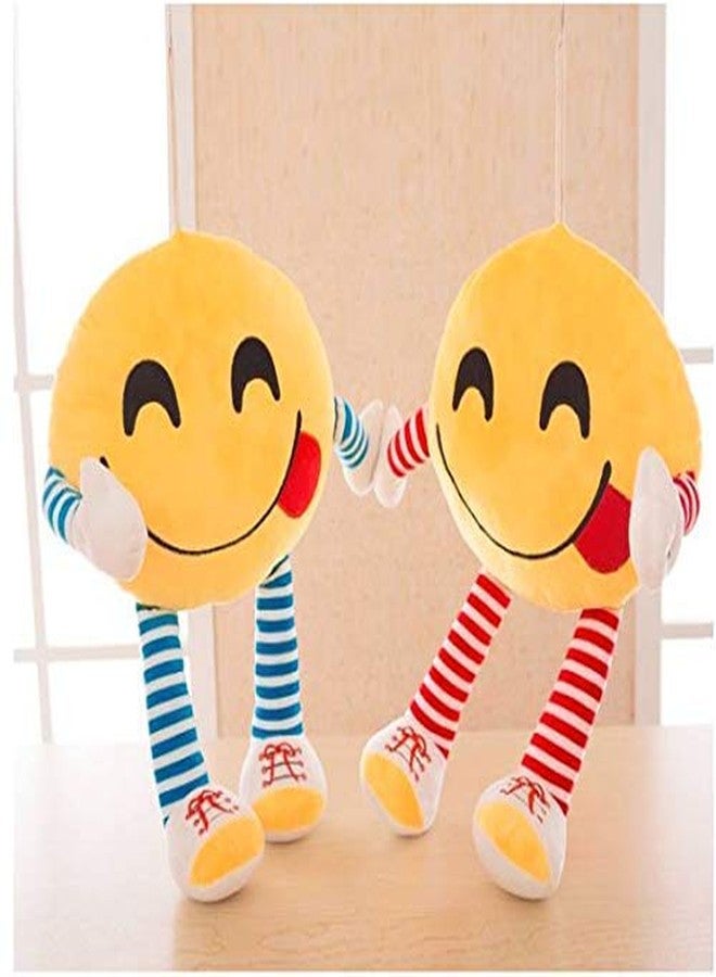 Frantic Smiley Pillow Cushions with Soft Hands and Legs - Image 1