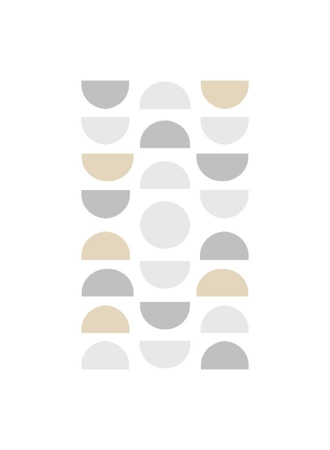 DANUBE HOME Cosey Modern Abstracts Rug | Washable Modern Rugs Style | Polypropylene + Polyester Area Rug Floor Covering | Indoor Carpet For Living Room Dining Bedroom 240X340cm-Cream Gold-231200400533