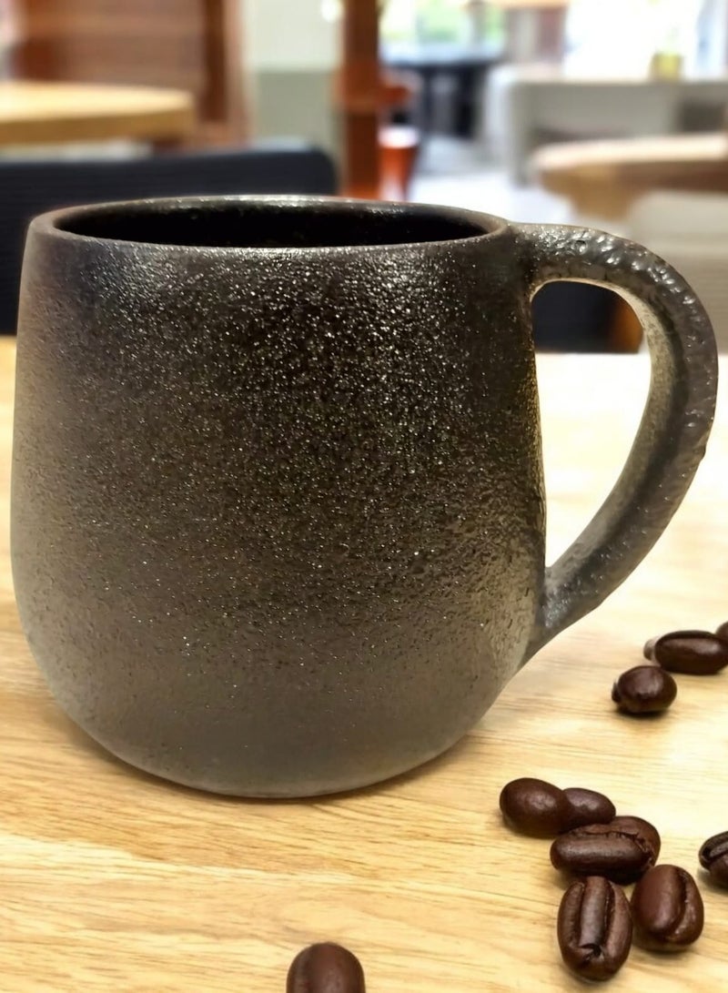 color zone pottery 300ml ceramic mug, microwave safe  - Image 2