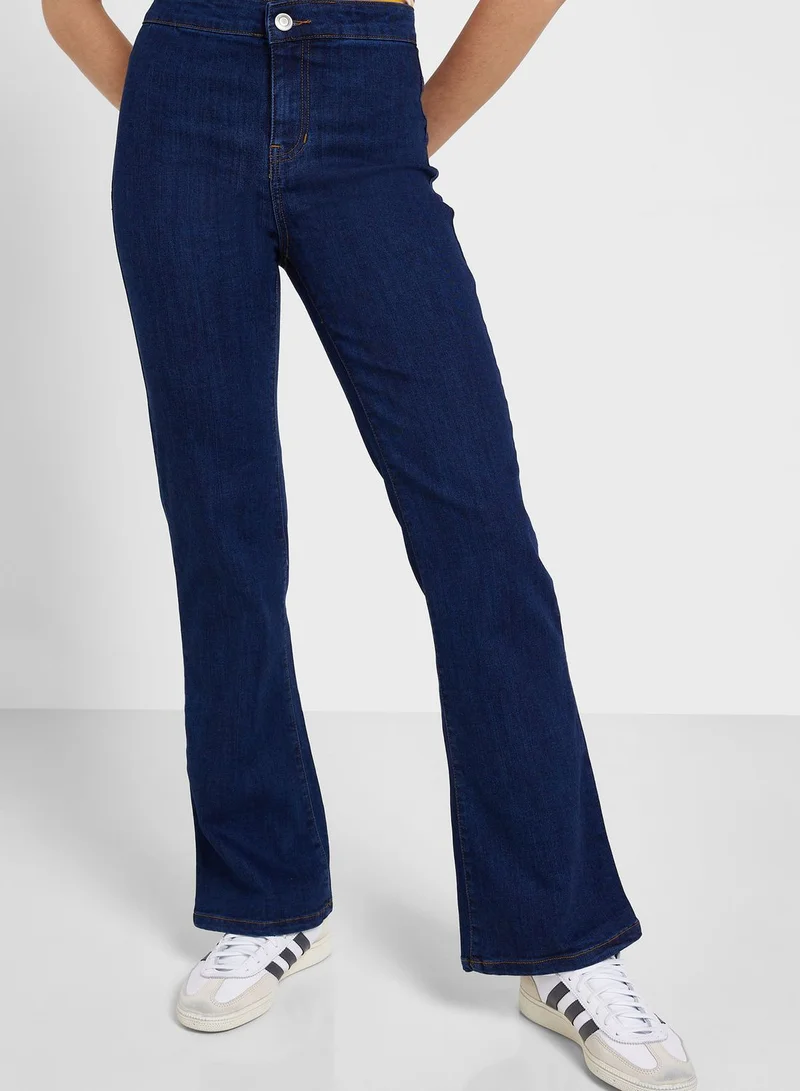 Ginger High Waist Flared Jeans