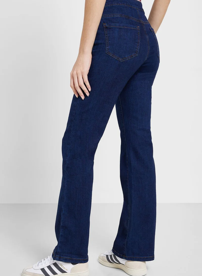 Ginger High Waist Flared Jeans