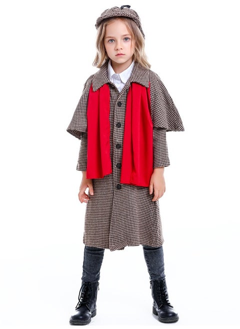 Sherlock Holmes Detective Costume Set for Kids