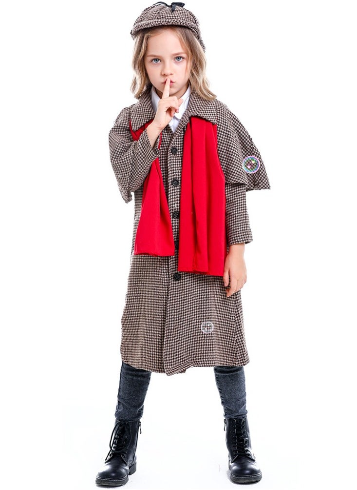Sherlock Holmes Detective Costume Set for Kids