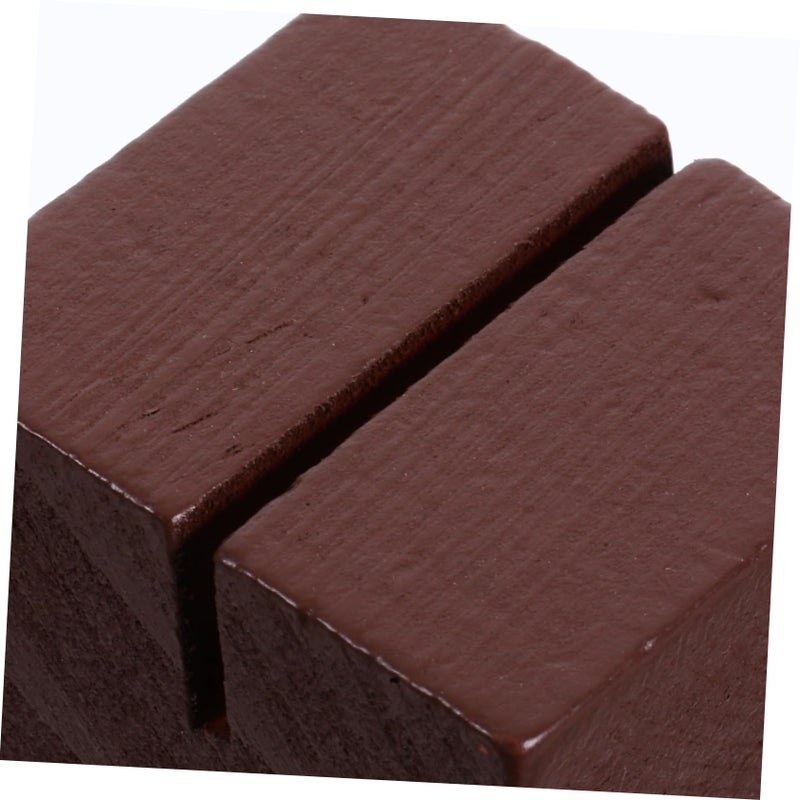 حامل بطاقات بريدية خشبي 5 قطع مقاس 3.5 × 3.5 × 3.5 سم لحفلات الزفاف والمكاتب لحامل قائمة الطعام - Image 4