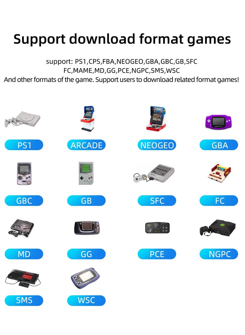 Miyoo - Miyoo Mini Plus+ Portable GBA Game PS1 Handheld Game Console (Purple 32G) - Image 1