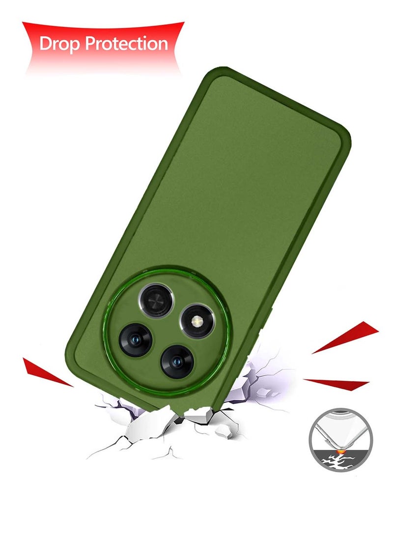 Wtech Honor X9c 5G 2024 / Honor Magic7 Lite 5G 2025 Soft Transparent TPU Silicone Ultra Thin Phone Stylish Electroplated Camera Border Back Case Cover - Olive - Image 3