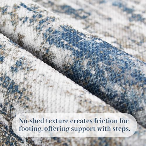TTelephant Non Slip Floor Runners for Dogs 2.6x12 Washable Runner Rug Abstract, Joint Support for Senior Dogs, Woven, Extra Grip Traction Runners for Hallway, Entryway, Walkway, Multi - Image 4