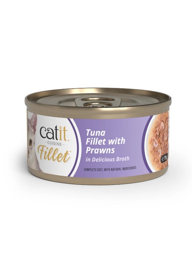 كاتيت Catit Cuisine Tuna Fillet Variety Pack, Wet Cat Food for Adult Cats 1x75g - Image 3